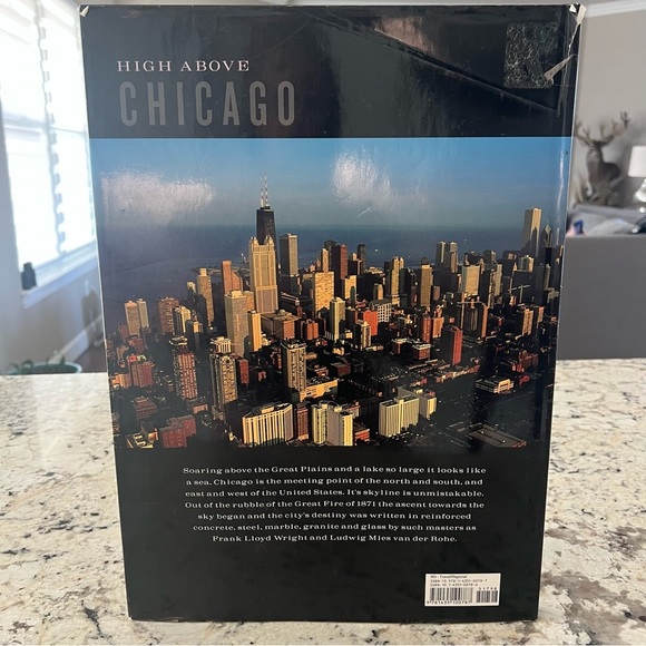 High Above Chicago Oversized 17X12 Coffee Table Book Hardback Home Decor - Picture 15 of 16